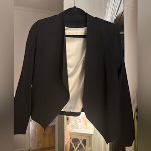 Black cropped blazer